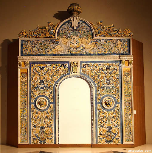 Fachada de azulejos del siglo XX