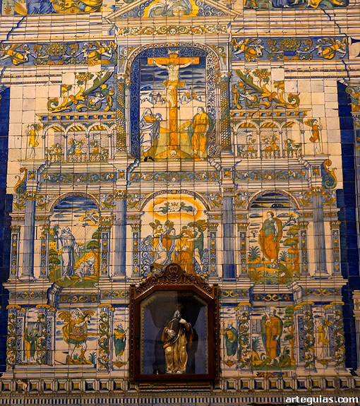 Detalle del retablo de San Antonio