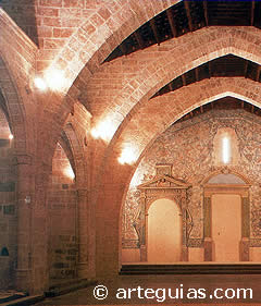 Interior de la iglesia de la Sang de Ll&iacute;ria, Valencia
