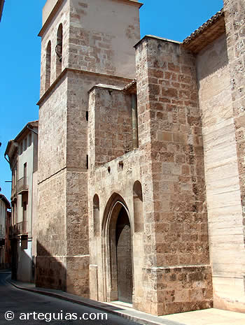Muro norte de la iglesia de San Pedro, X&agrave;tiva