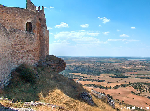 Vistas del valle del Duero desde la alcazaba de Gormaz