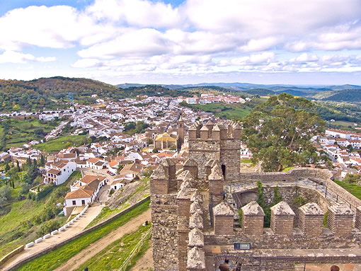 Vistas desde el Castillo de Cortegana