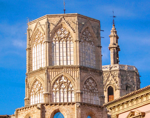 Cimborrio y campanario de la Catedral de Valencia