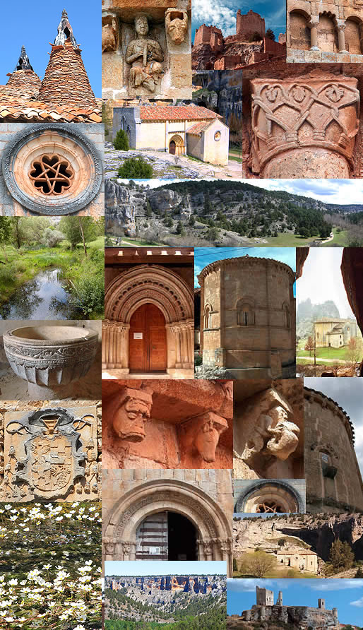 Algunos de los lugares visitados en nuestro Viaje Guiado  a la "Soria M&aacute;gica"