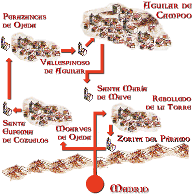 Mapa del Viaje Guiado 