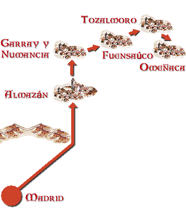Mapa del Viaje Guiado 