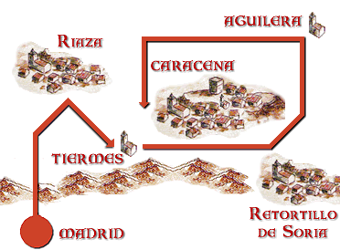 Mapa del Viaje Guiado 