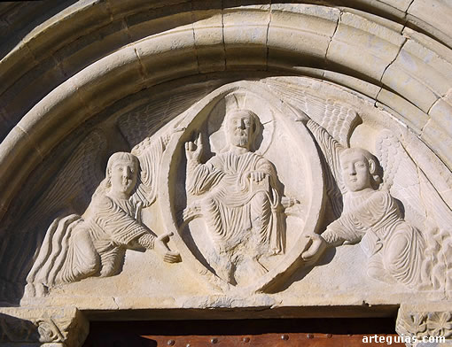 Santa Mar&iacute;a de Bald&oacute;s: t&iacute;mpano