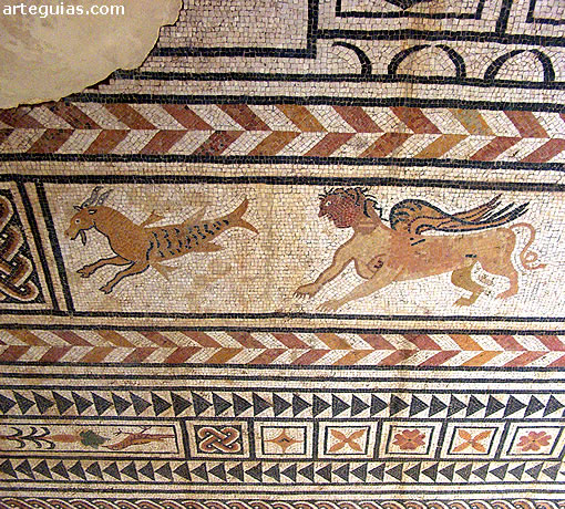 Mosaico romano. Palacio Ducal de Medinaceli