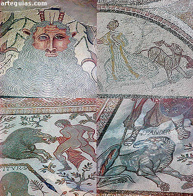 Mosaicos de la Villa Romana. Carranque