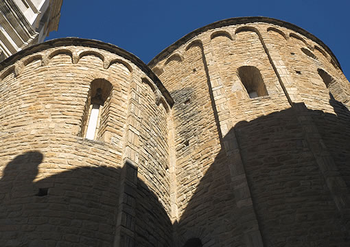 Cabecera lombarda de la catedral de Roda de Is&aacute;bena