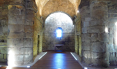 Interior de la iglesia de Santa Mar&iacute;a de Melque