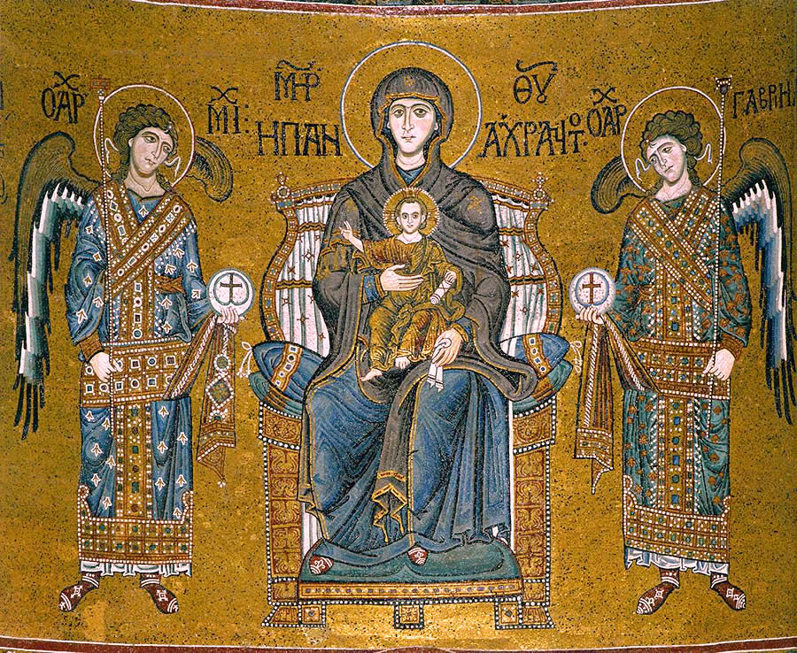 Mosaico de la Catedral de Monreale, Sicilia