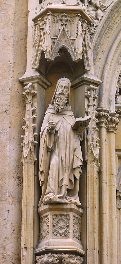 Estatua de la iglesia de San Miguel de Palma de Mallorca