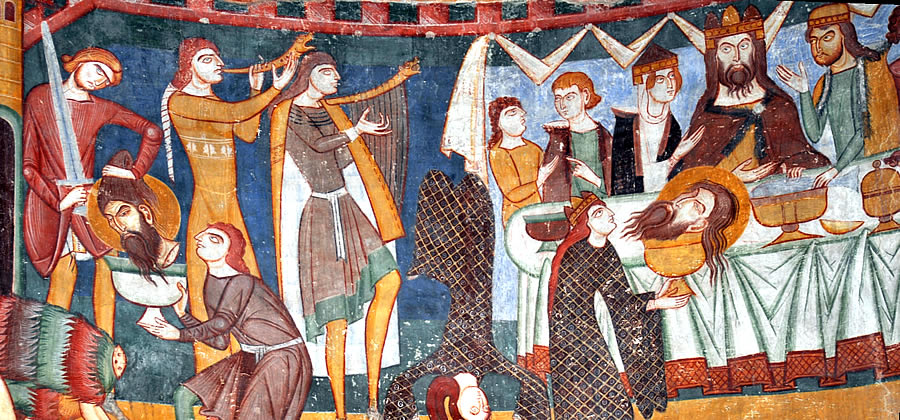 Pinturas rom&aacute;nicas de San Juan de M&uuml;stair