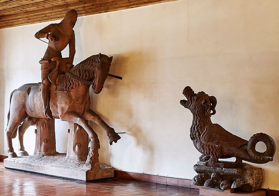 San Jorge y el drag&oacute;n en el Museum Kleines Klingental