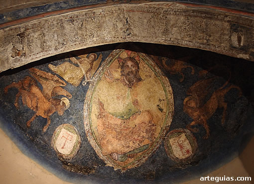 Iglesia del Santo Sepulcro de Toro, Zamora. Pinturas del &aacute;bside